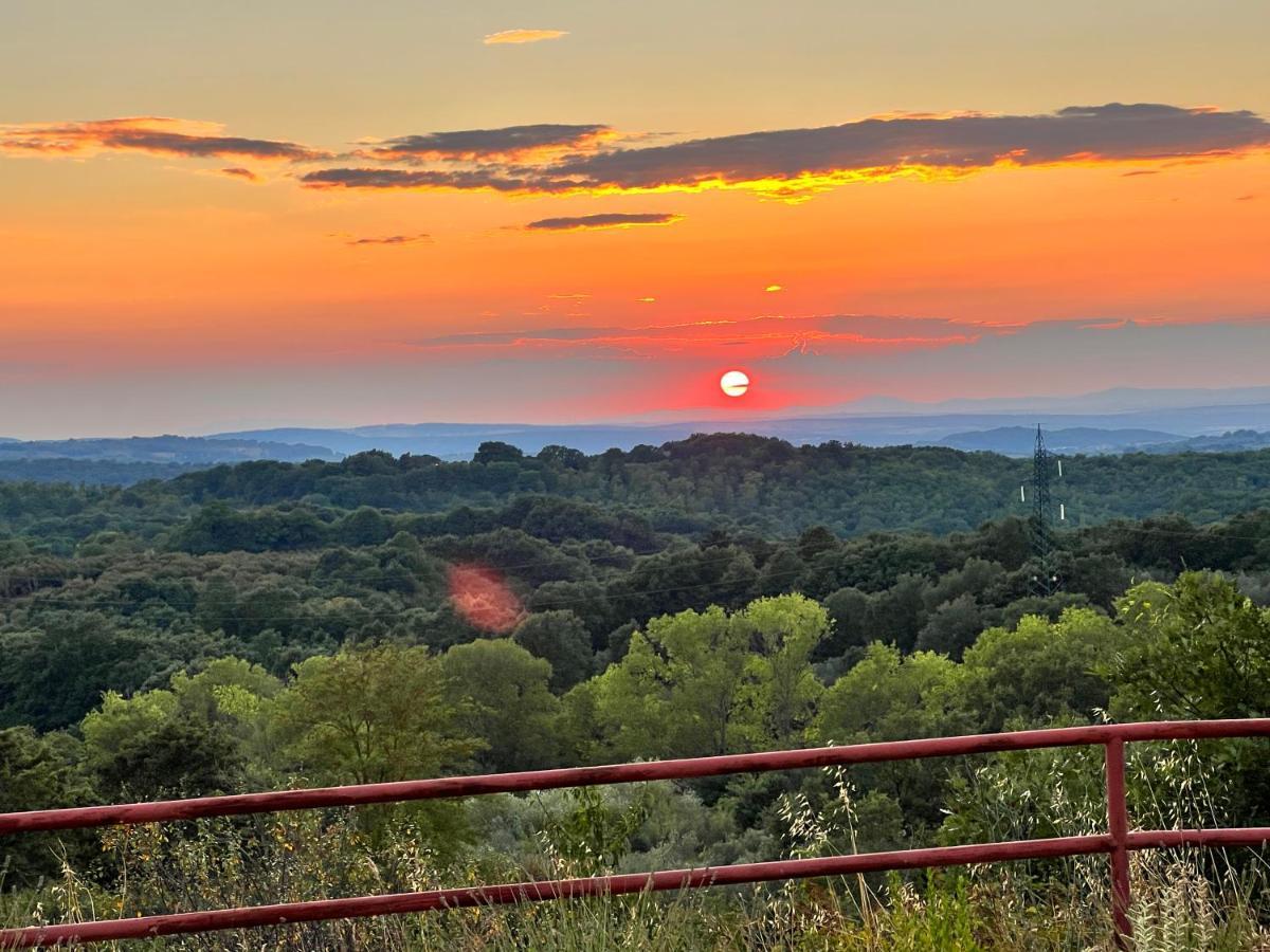 B&B Il Tramonto Barbarano Romano Bagian luar foto