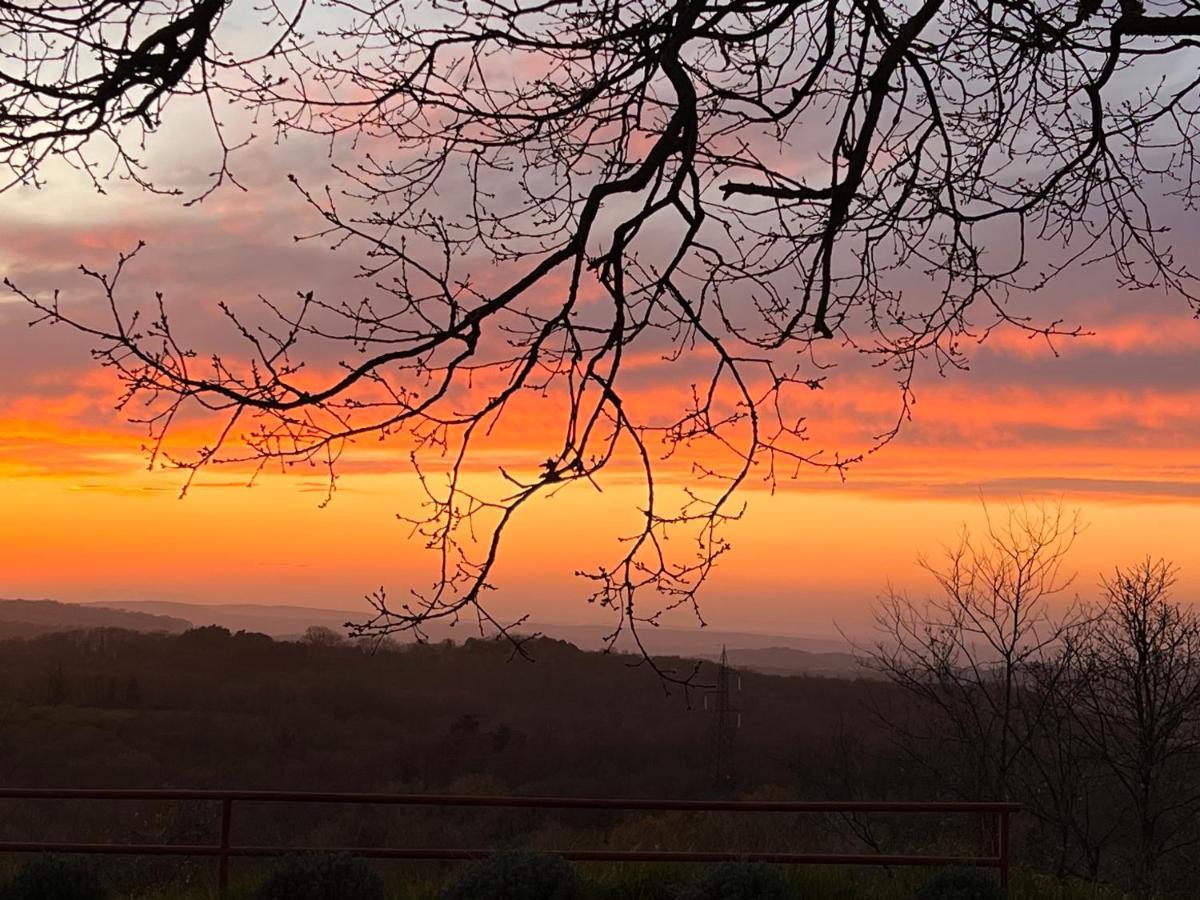 B&B Il Tramonto Barbarano Romano Bagian luar foto