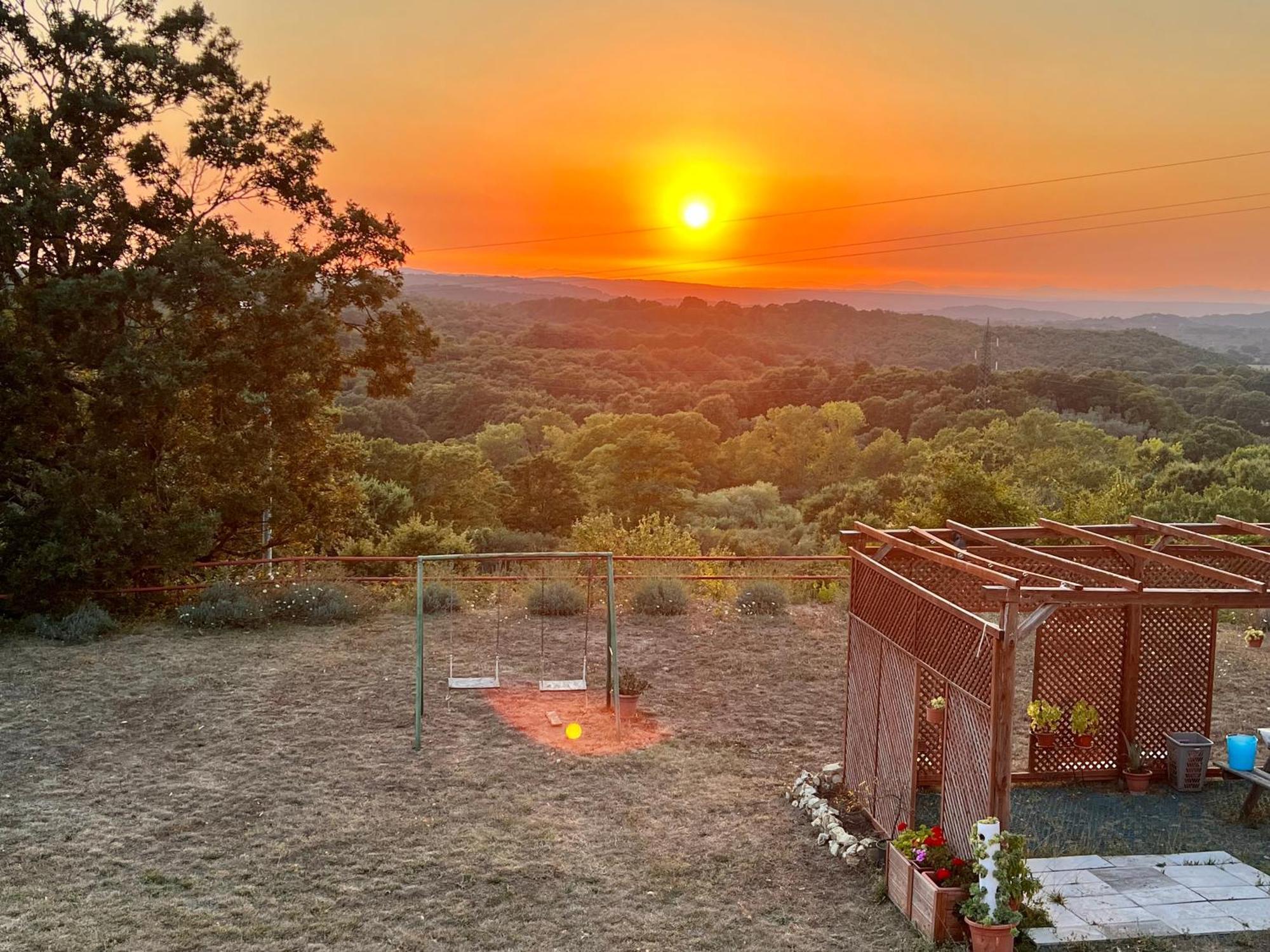 B&B Il Tramonto Barbarano Romano Bagian luar foto